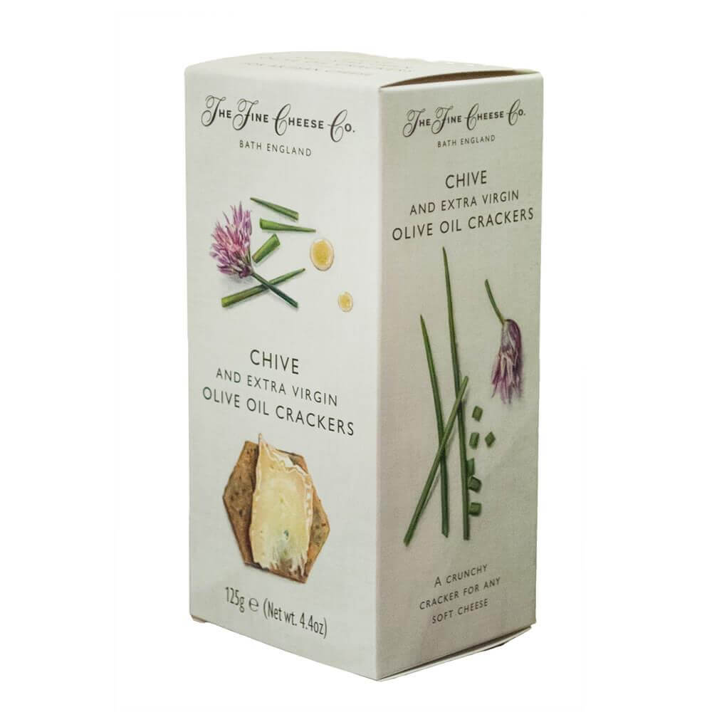 The Bay Tree Chive & Extra Virgin Olive Oil Crackers 125g